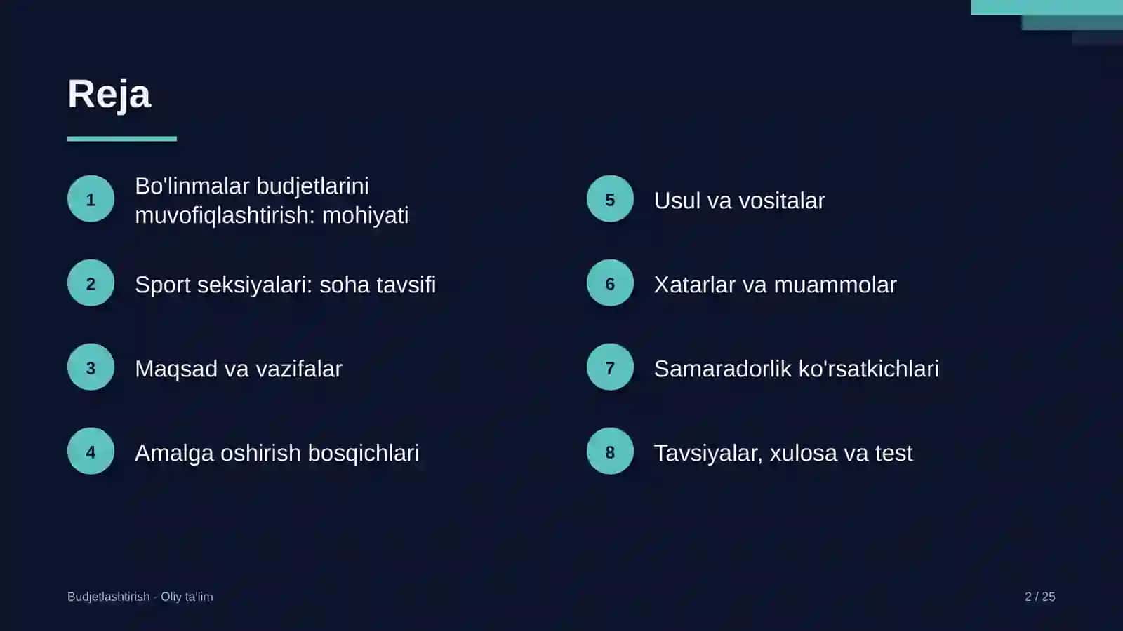 sport seksiyalarida bo'linmalar budjetlarini muvofiqlashtirish 9053 2
