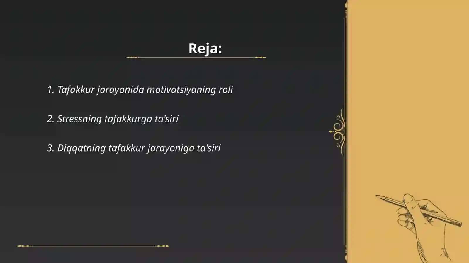 Tafakkur jarayoniga psixologik omillarning ta'siri 2