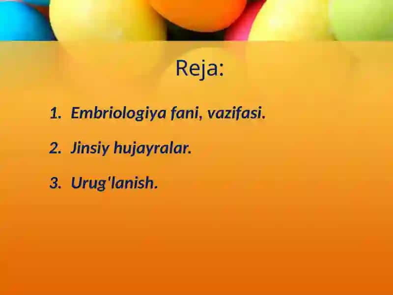 Embrionalrivojlanishningumumiyqonuniyatlari 2