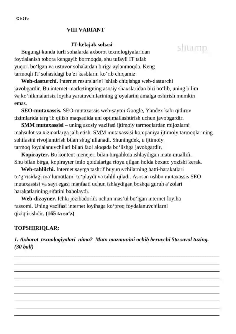 IT-kelajak sohasi 2