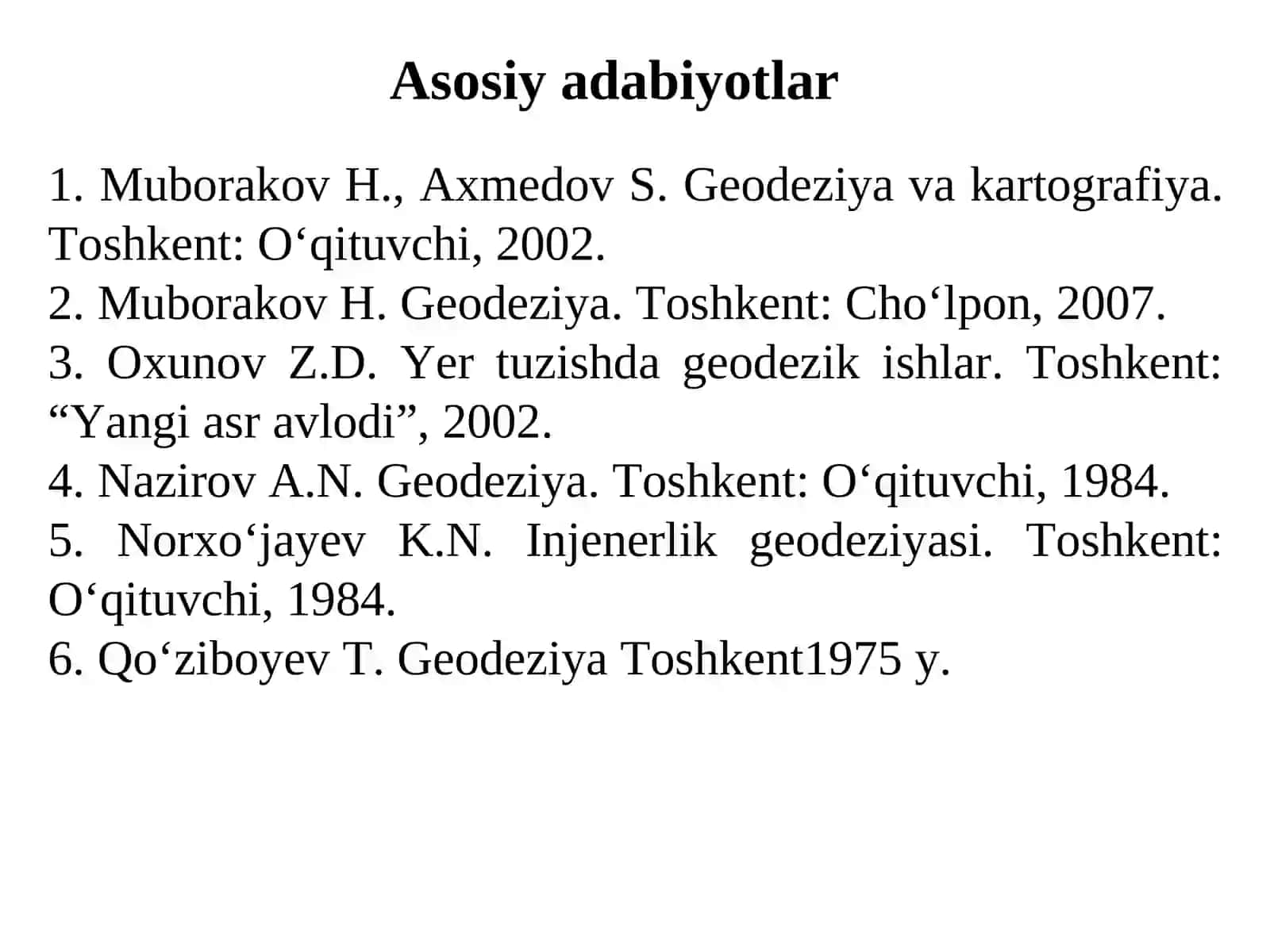 Geodeziya va kartografiya 2