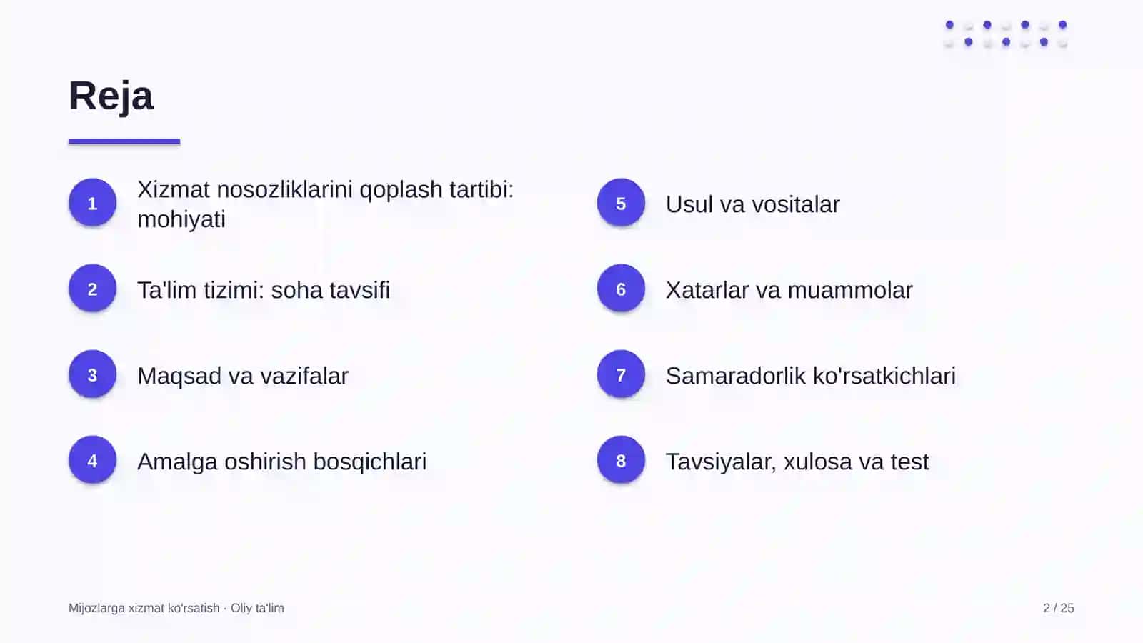 ta'lim tizimida xizmat nosozliklarini qoplash tartibini joriy etish 3194 2