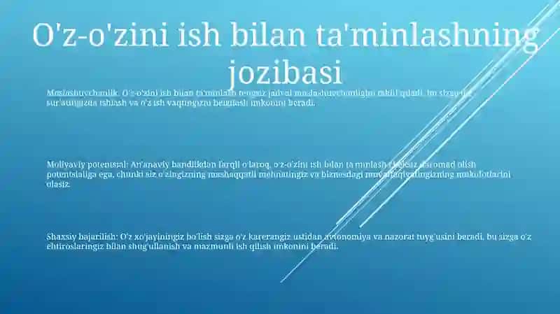 O'Z-'Ozini Band Qilish 2