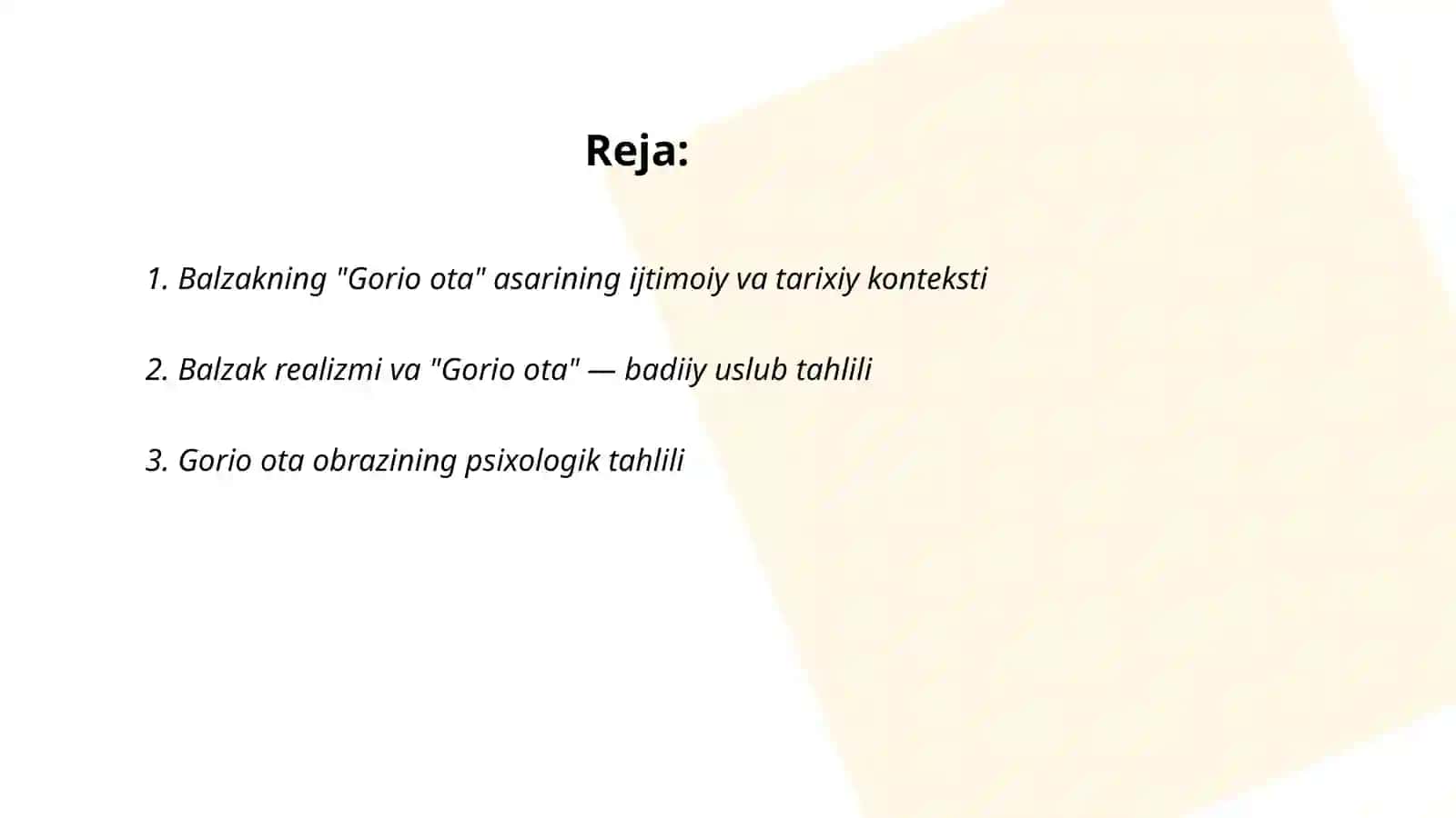 Balzakning "Gorio ota" asari 2