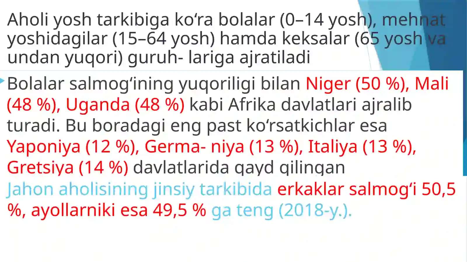 Jahon aholisining etnik va diniy tarkibi 2