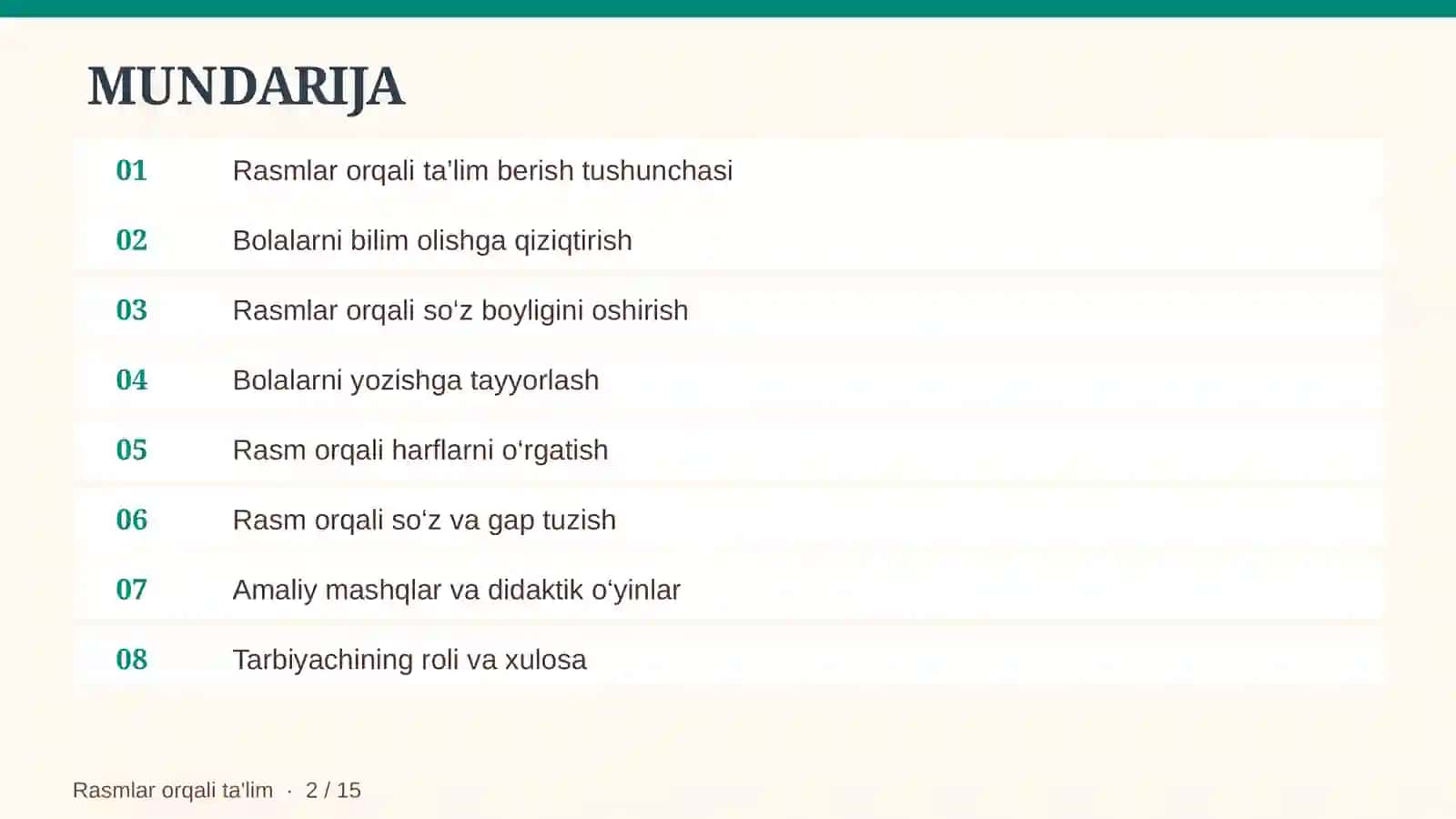 Bolalarni Rasmlar ORQALI YOZISH VA O‘QITISH USULLARI 2