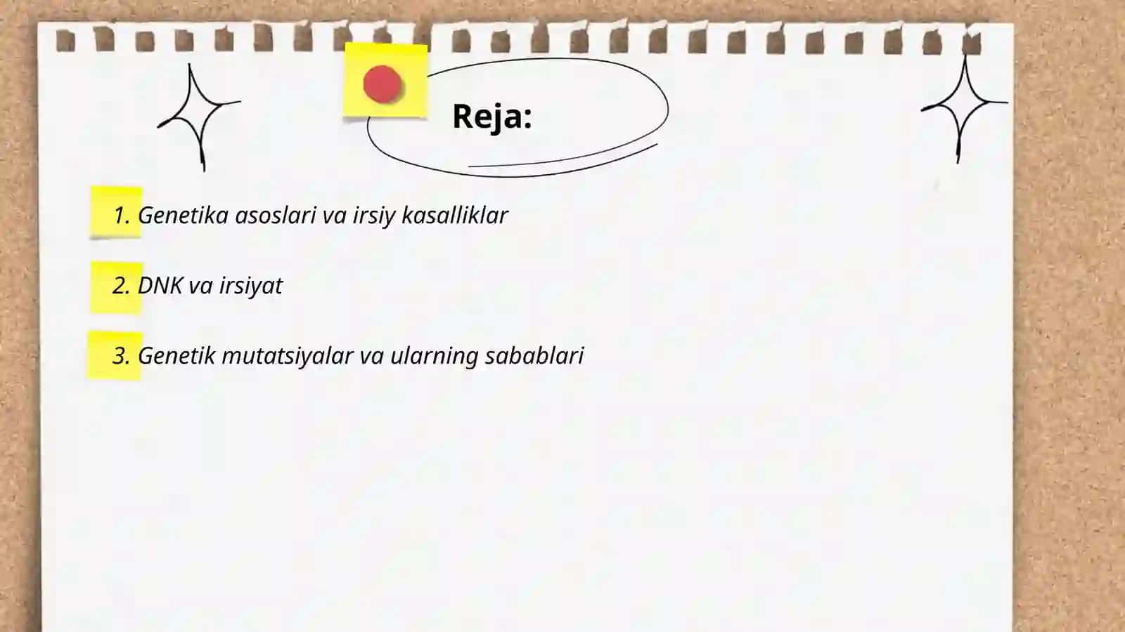 Genetika asoslari va irsiy kasalliklar 2