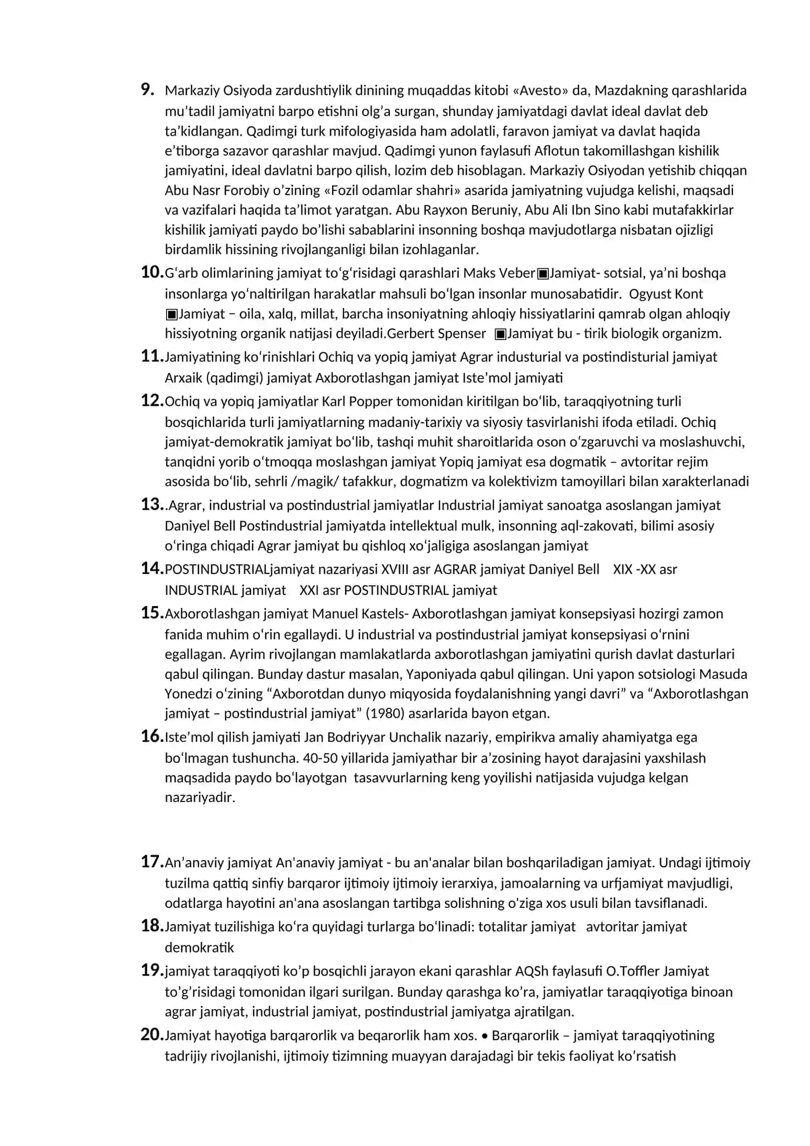 Jamiyat falsafasi 2