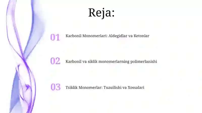 Uglevod monomerlari 2