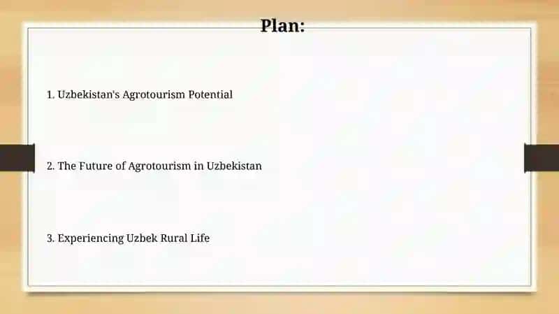 Agrotourism in Uzbekistan 2
