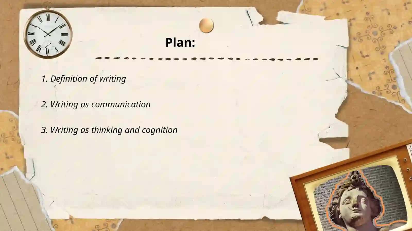 What is writing? 2