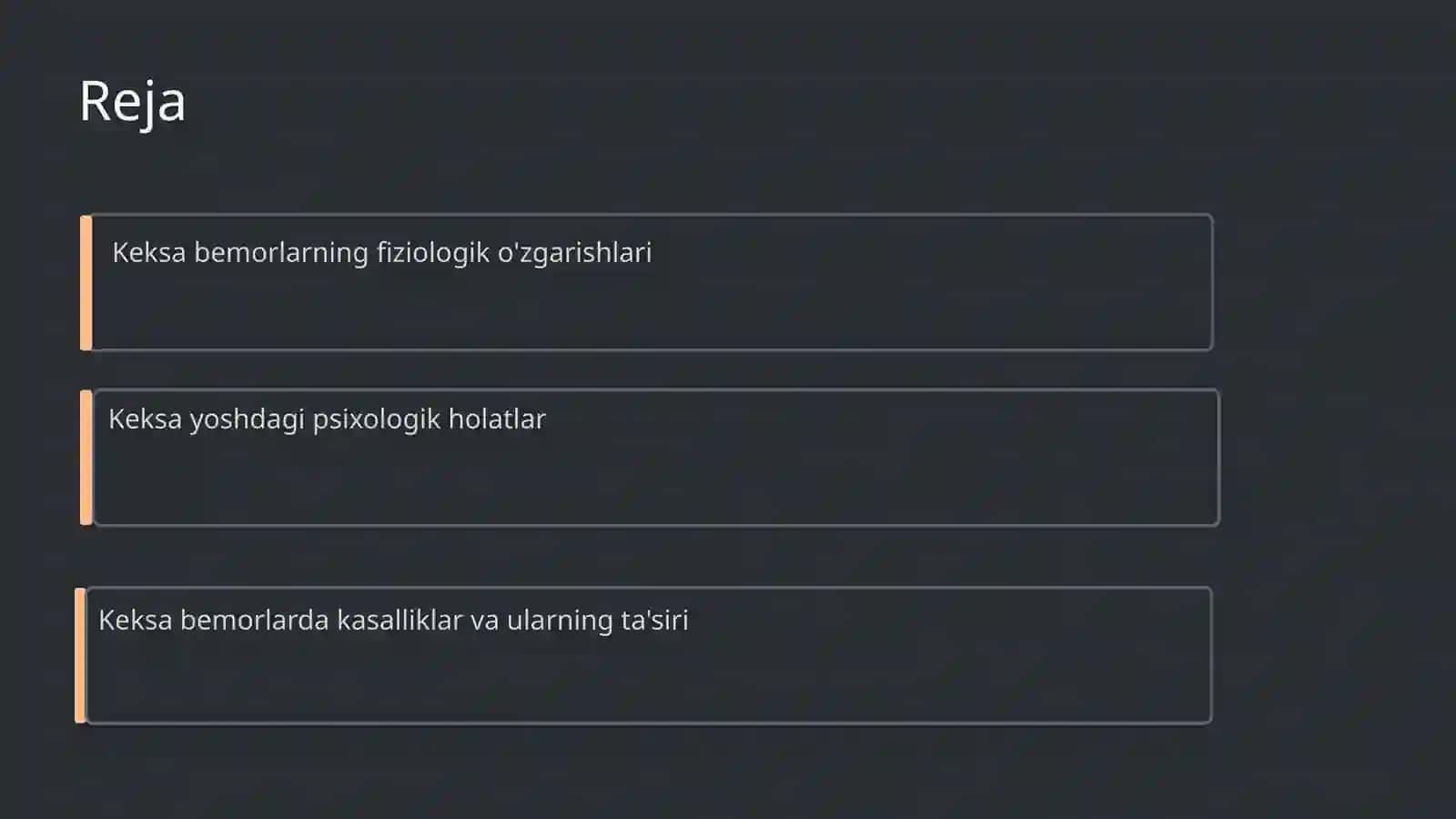 Keksa bemor,keksa organezimning fezalogik xususiyatlari 2