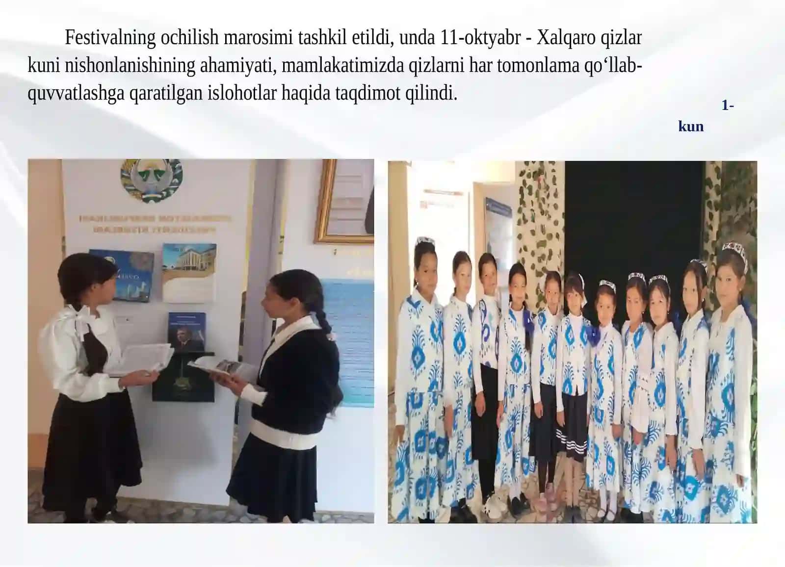 Ta’lim, ilm va innovatsiyaga bag‘ishlangan tadbirlar o‘tkazish 2