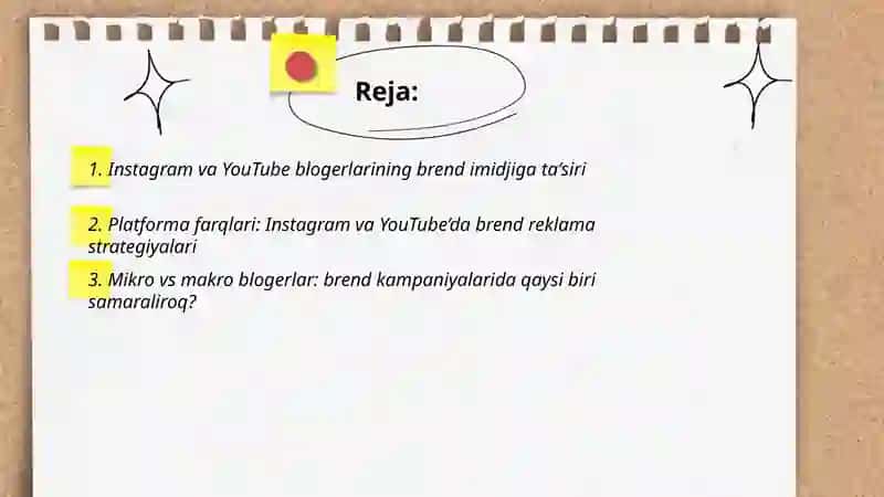 Instagram va YouTube blogerlarining brendlarni ilgari surishga ta'siri 2