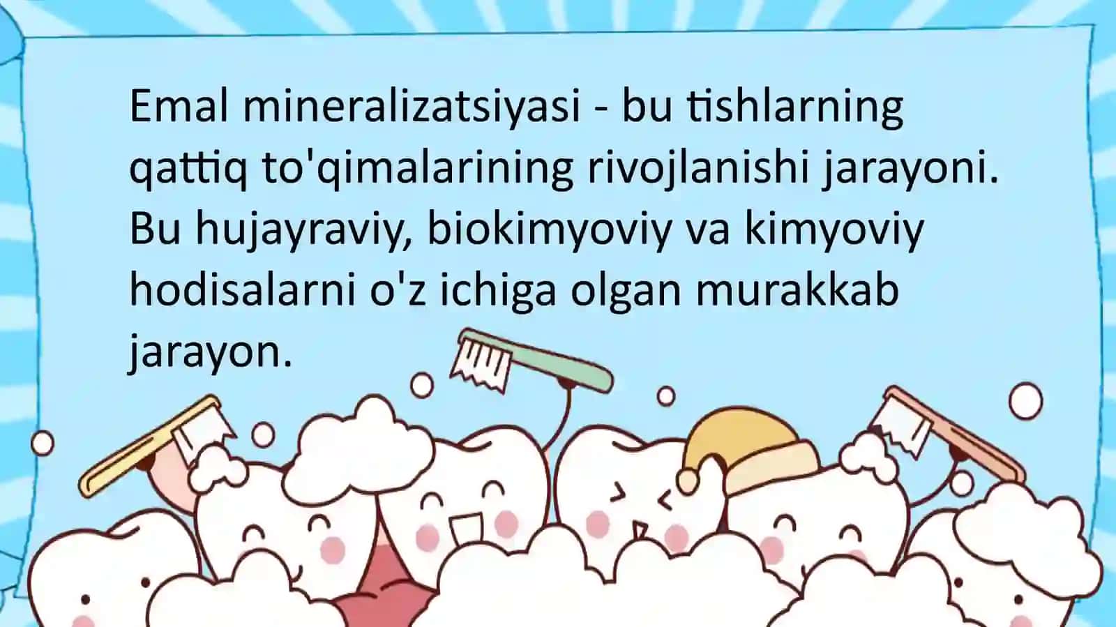 Emal mineralizatsiyasi 2