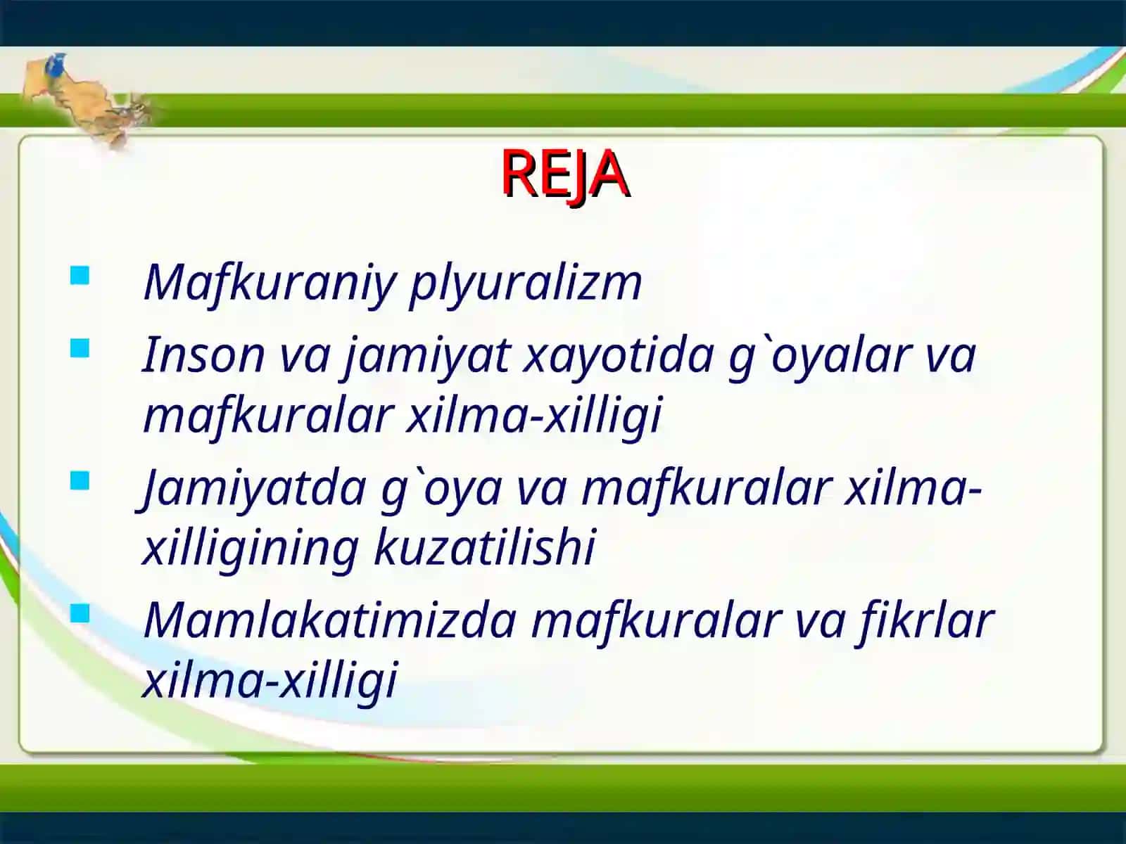 Siyosiy va mafkuraviy xilma-xillik-demokratiya sharti 2
