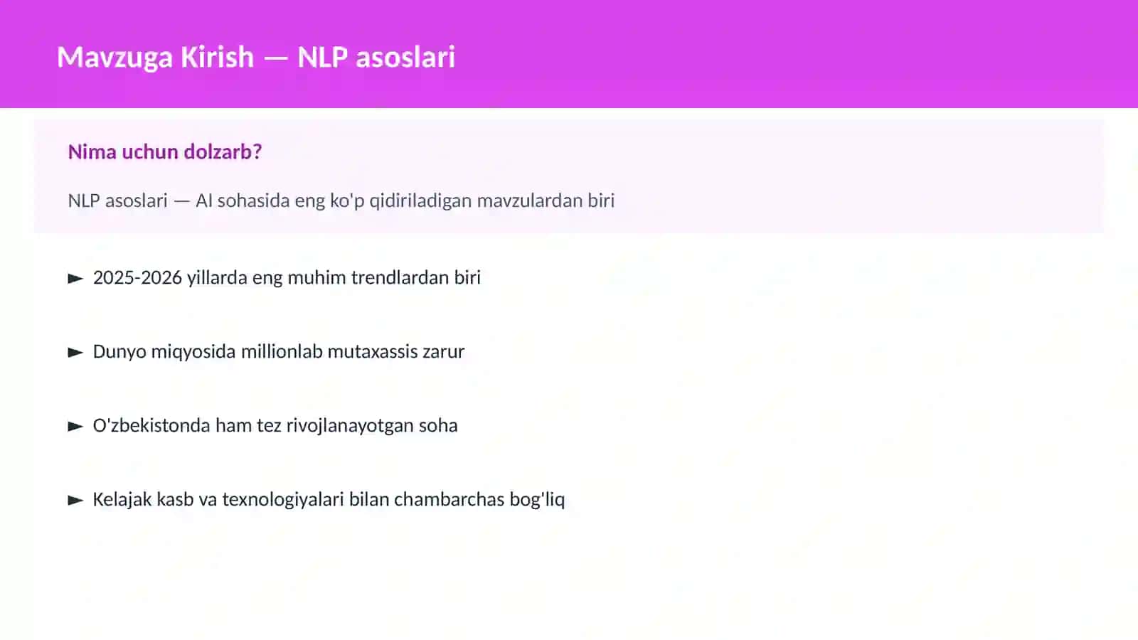 NLP TABIIY TIL QAYTA ISHLASH 2