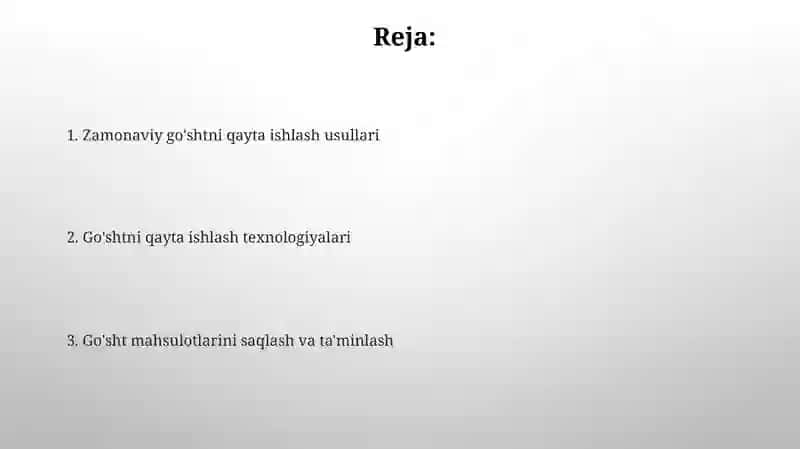 Sut va go'sht mahsulotlarini qayta ishlash texnologiyalari 2