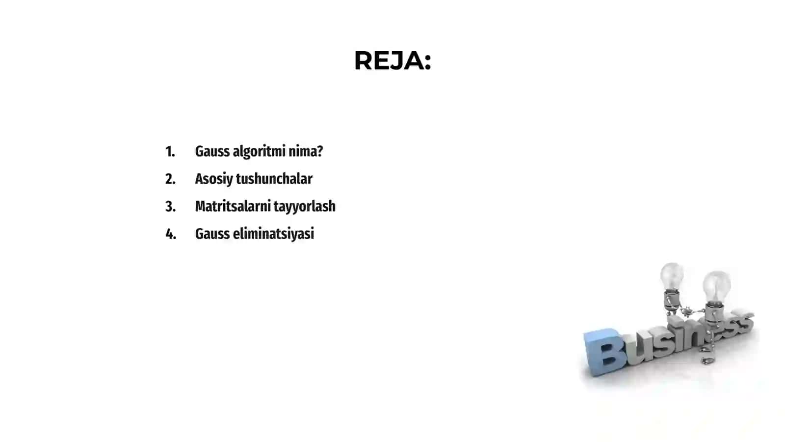Gauss algoritmi 2