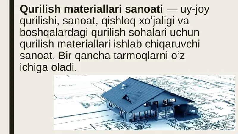 Qurilish materiallari sanoati 2