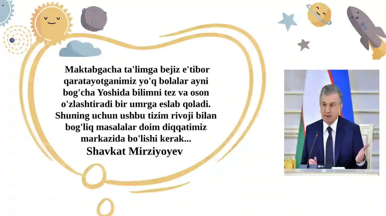 Bolalarni yer sayyorasi bilan tanishtirish va bilimni o'zlashtirish 2