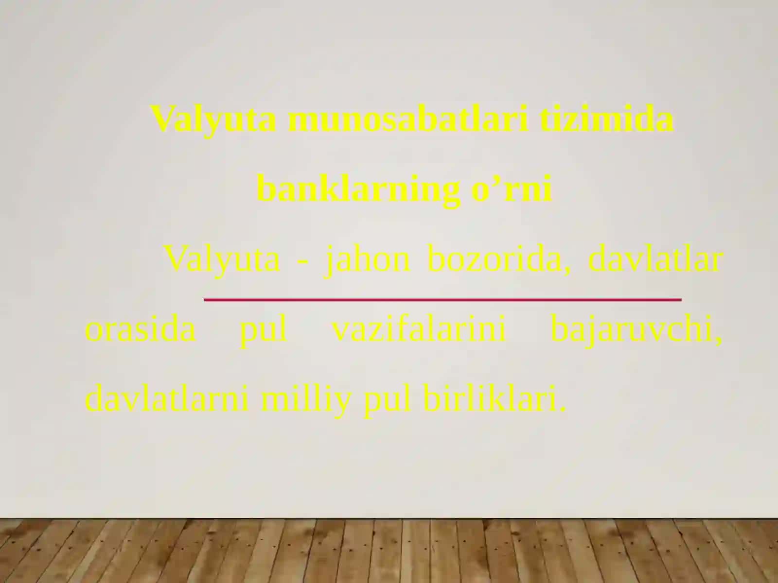 Tijoratbanklarining xalqaro valyuta va hisob-kredit operatsiyalari 2