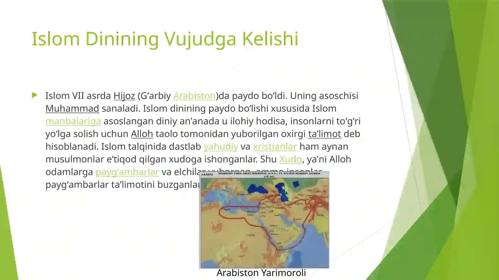 Islom Dinining Vujudga Kelishi 2