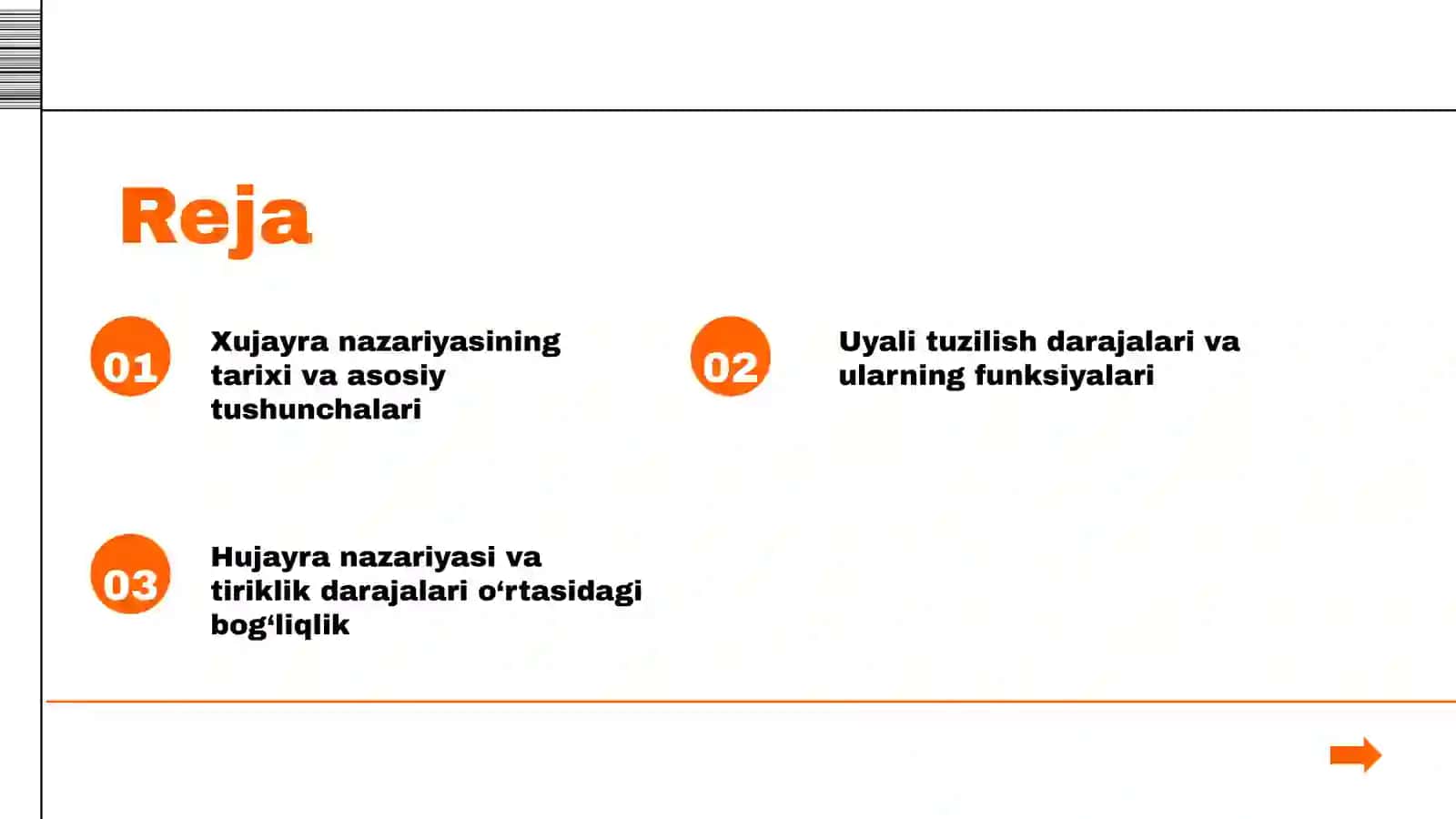 Hujayra nazariyasi va tiriklik darajalari 2