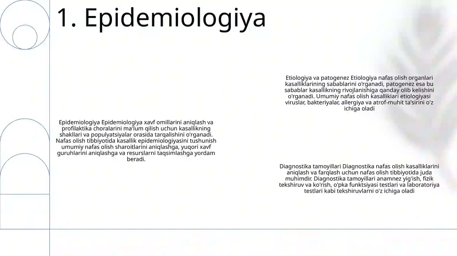 Nafas Yetishmovchiligi. Diagnostika. Etiologiyasi Va Patogenezi Haqida Umumiy Tushuncha. Asosiy Davolash Prinsiplari. Bemorlar Kuratsiyasi. Kasallik Tarixini Yozish 2