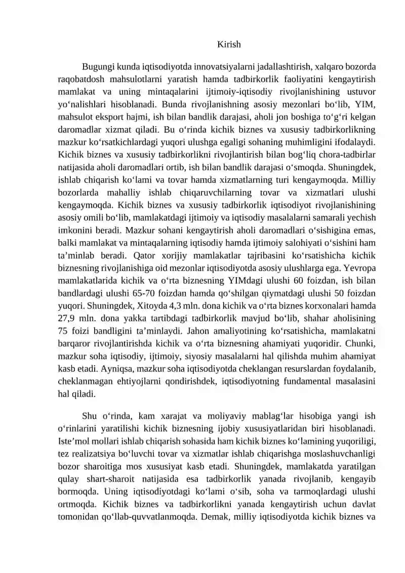 Biznesni tashkil etishda davlatning o‘rni 2