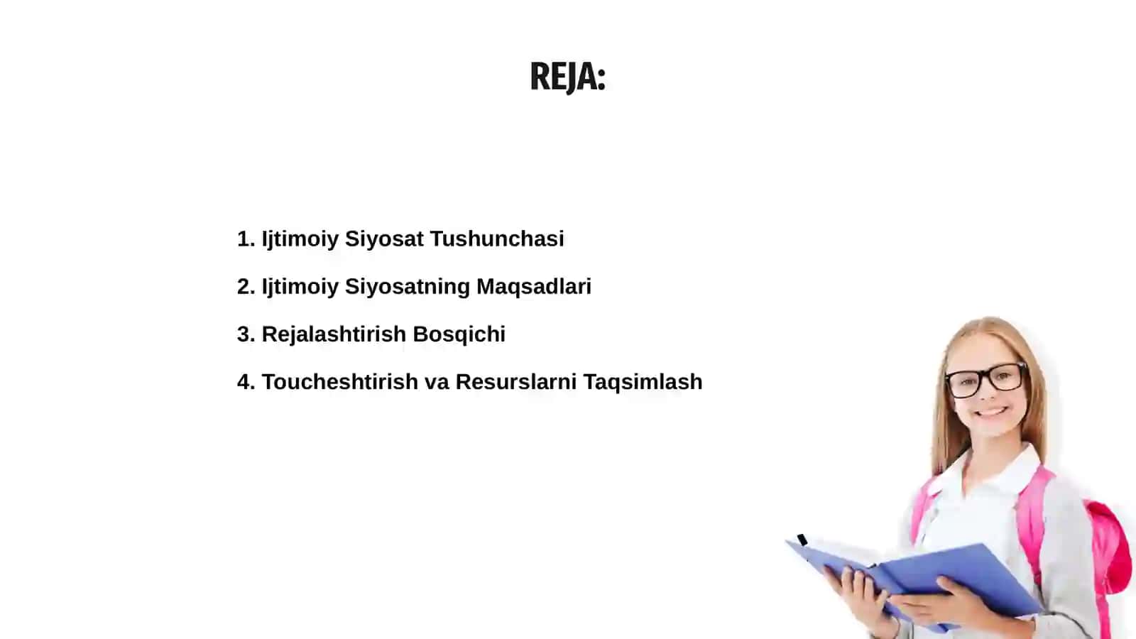 Ijtimoiy siyosat va uning amalga oshirilish bosqichlari 2