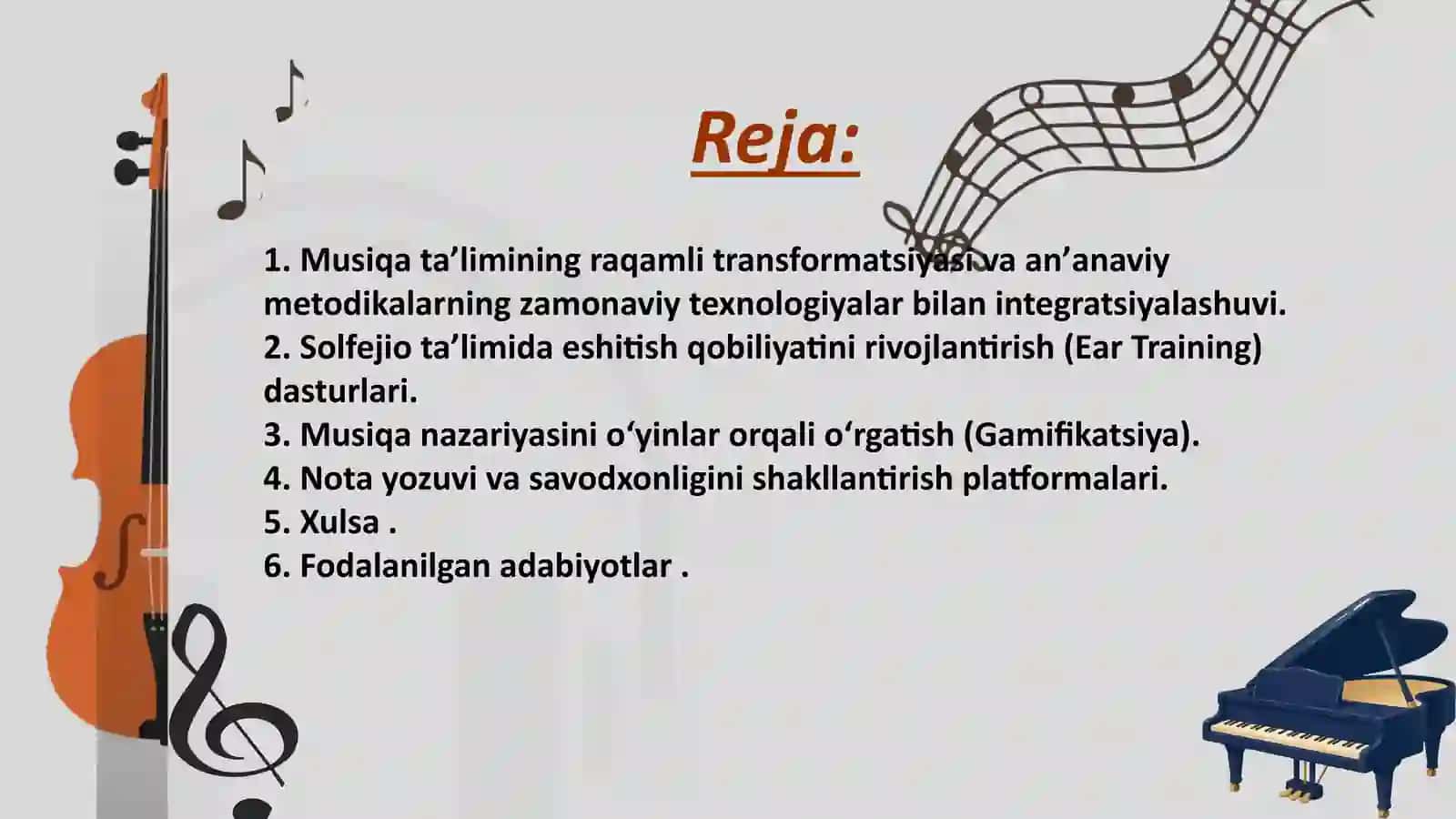 Musiqa nazariyasi va solfedjoni oʻqitishda qoʻllaniladigan zamonaviy dasturlar va platformalar 2