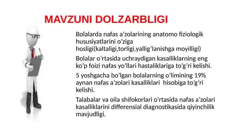 Bolalar Nafas Tizimining Anatomo-Fiziologik Xususiyatlari 2