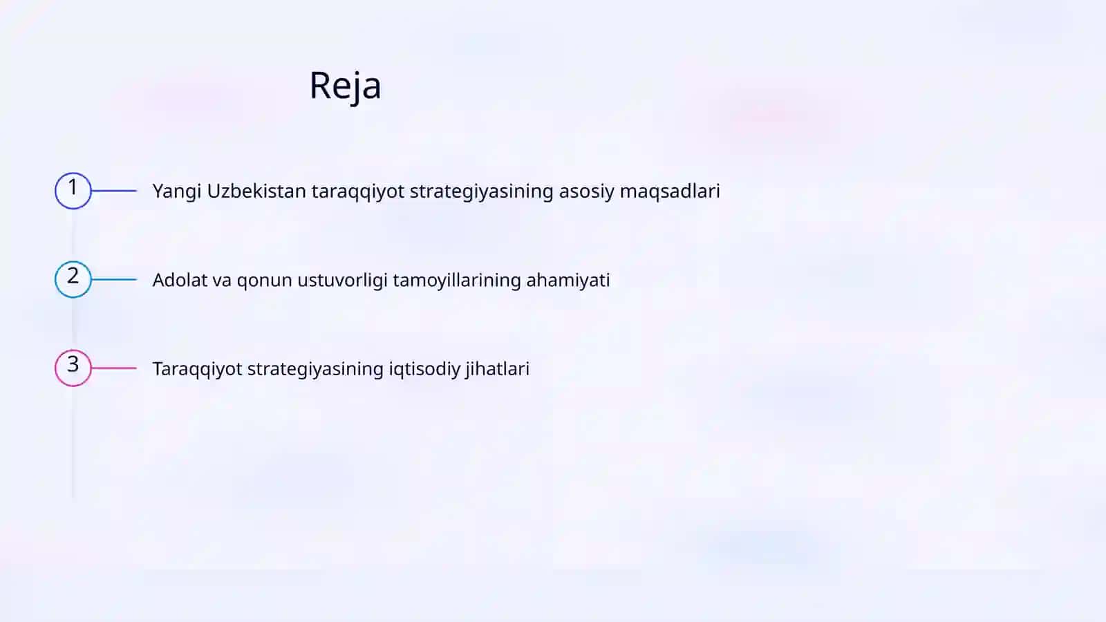 Yangi Uzbekistaning taraqqiyot strategiyasi 2