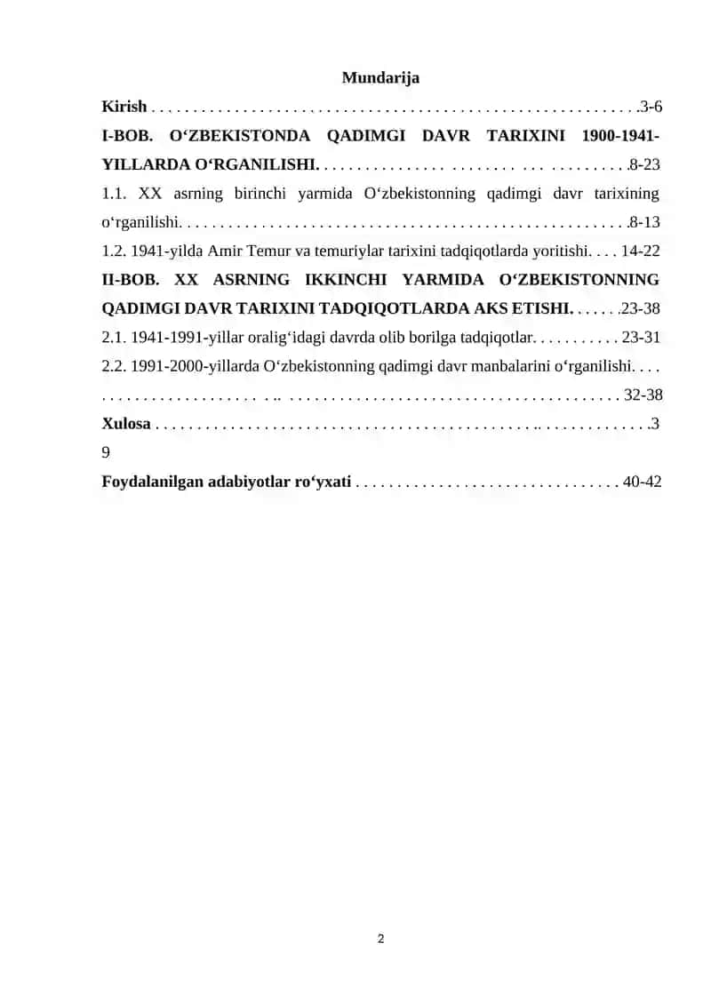 Qadimgi davr tarixini XX asr tadqiqotlarida yoritilishi 2
