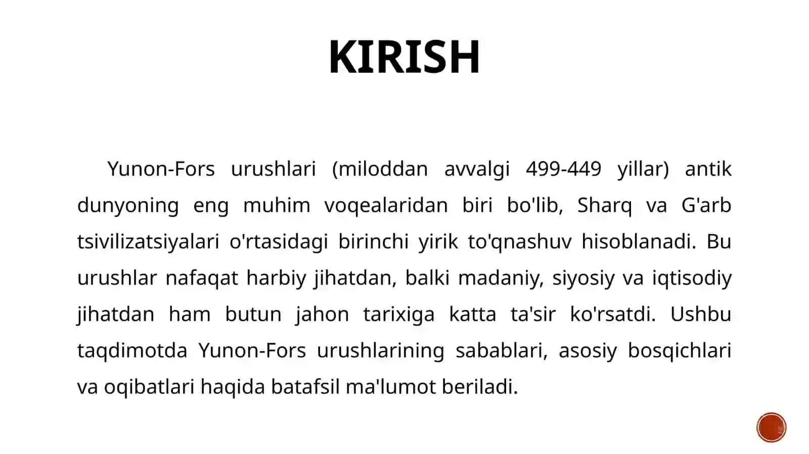 Yunon Fors Urushlari 2