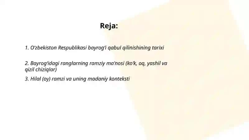 Oʻzbekiston Respublikasi bayrogʻi 2