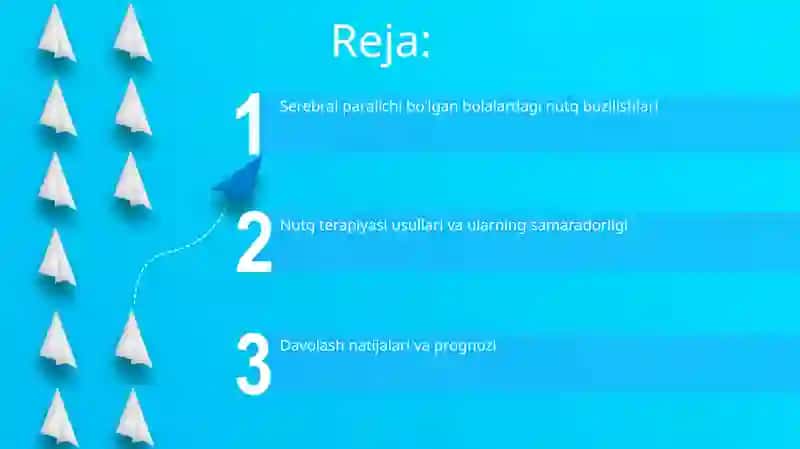 Serebral paralichi bo'lgan bolalardagi nutq buzilishlari 2