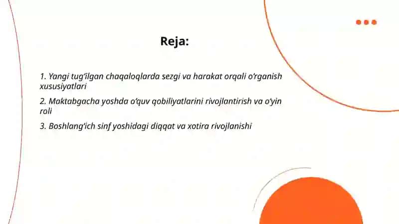 O'quv qobiliyatlarini rivojlantirishning yoshga bog'liq xususiyatlari 2