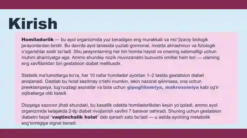Gestatsion diabet 2