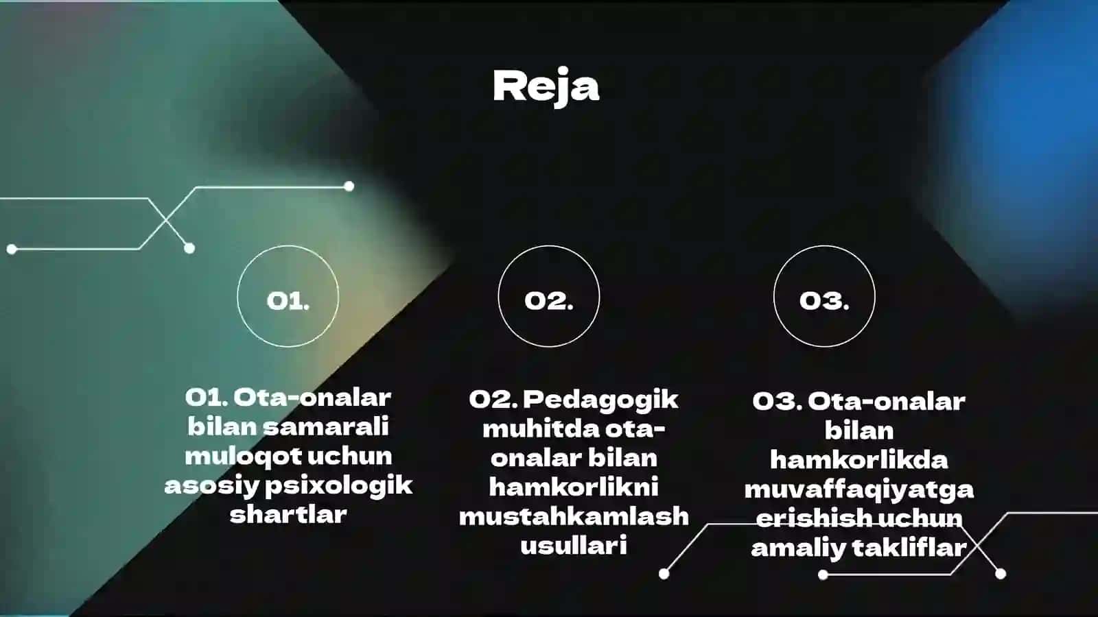 Ota-onalar bilan hamkorlikni yo'lga qoyishning pedagogik-psixologik shart sharoitlari 2