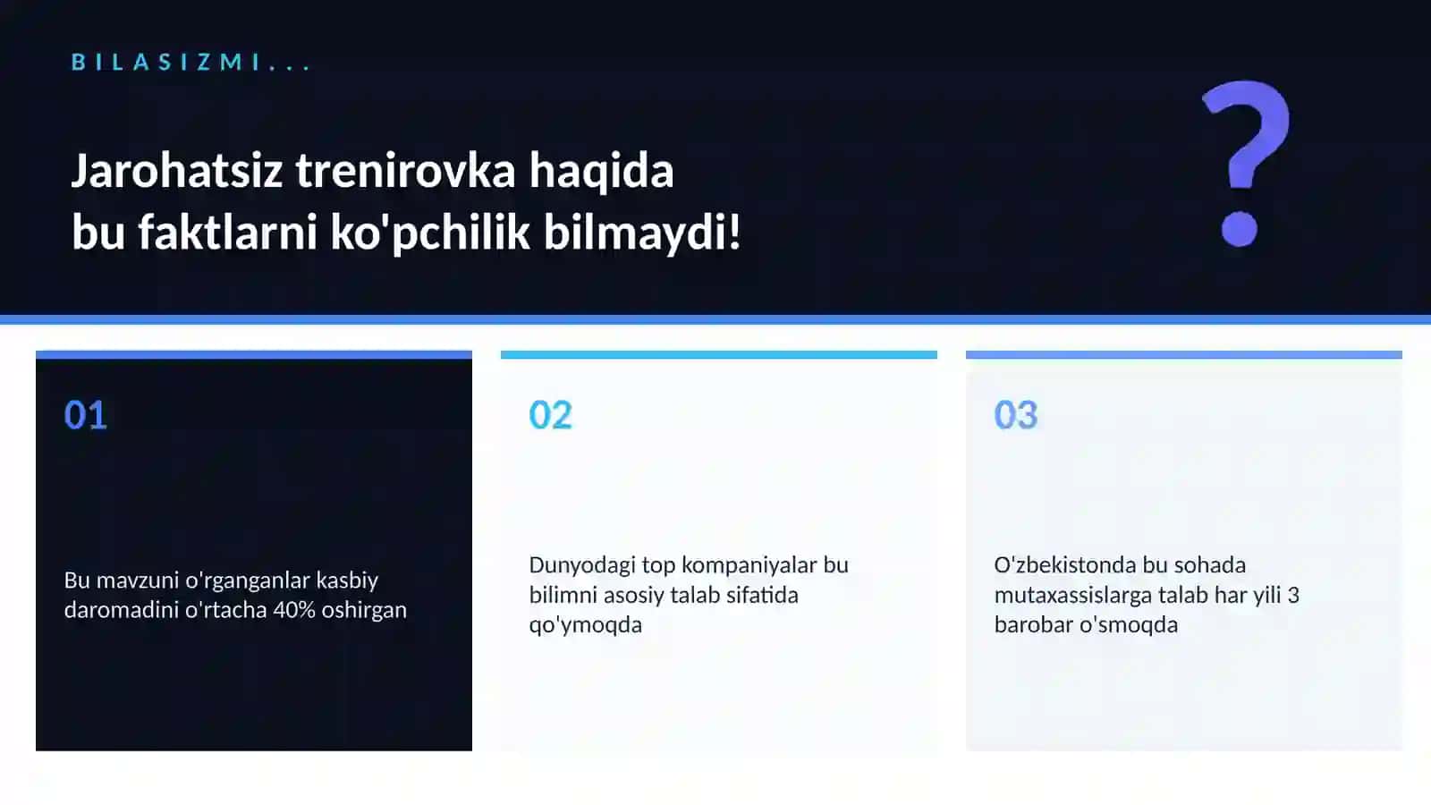 Jarohatsiz trenirovka 2
