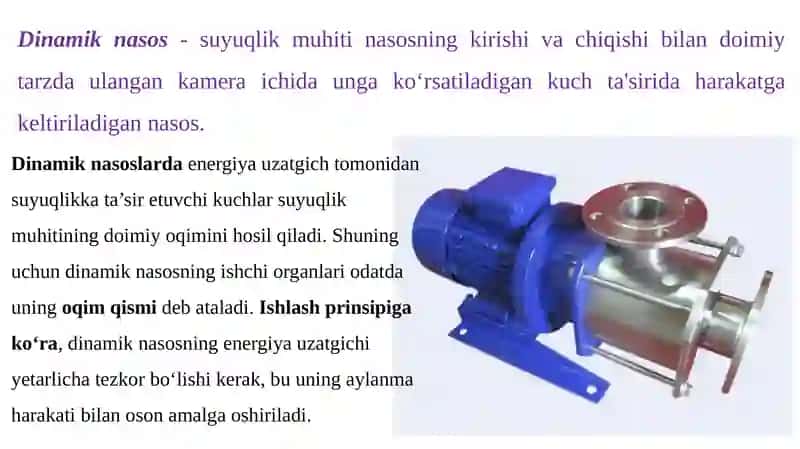 Dinamik nasoslar 2