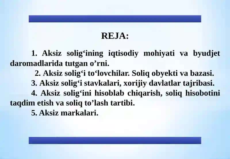 Aksiz Solig‘i 2