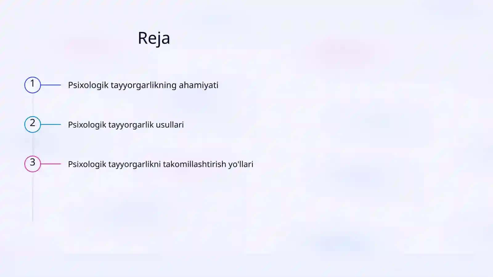 Psixologik tayyorgarlik va uni takomillashtirish 2
