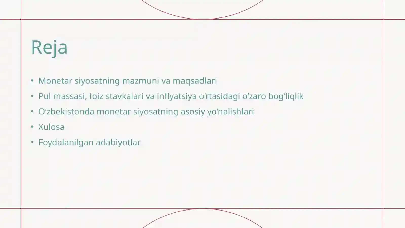 Monetarsiyosatning O‘zbekistondagi axamiyati 2