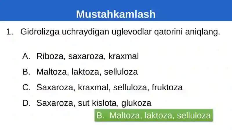 Polisaxaridlar 2