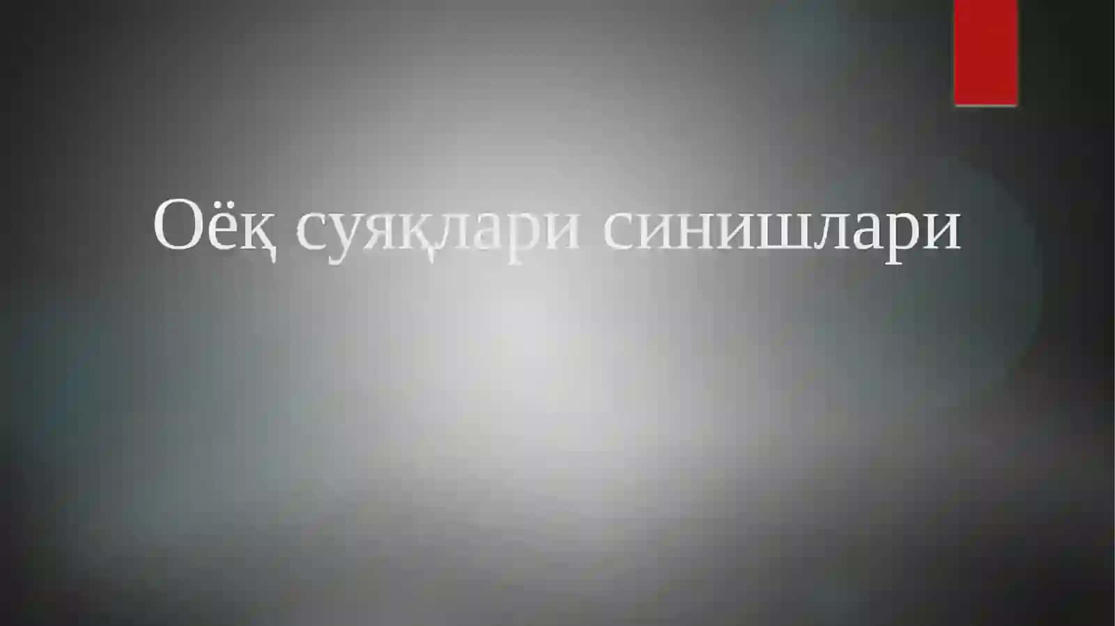 Оёқ суяклари анатомияси 2