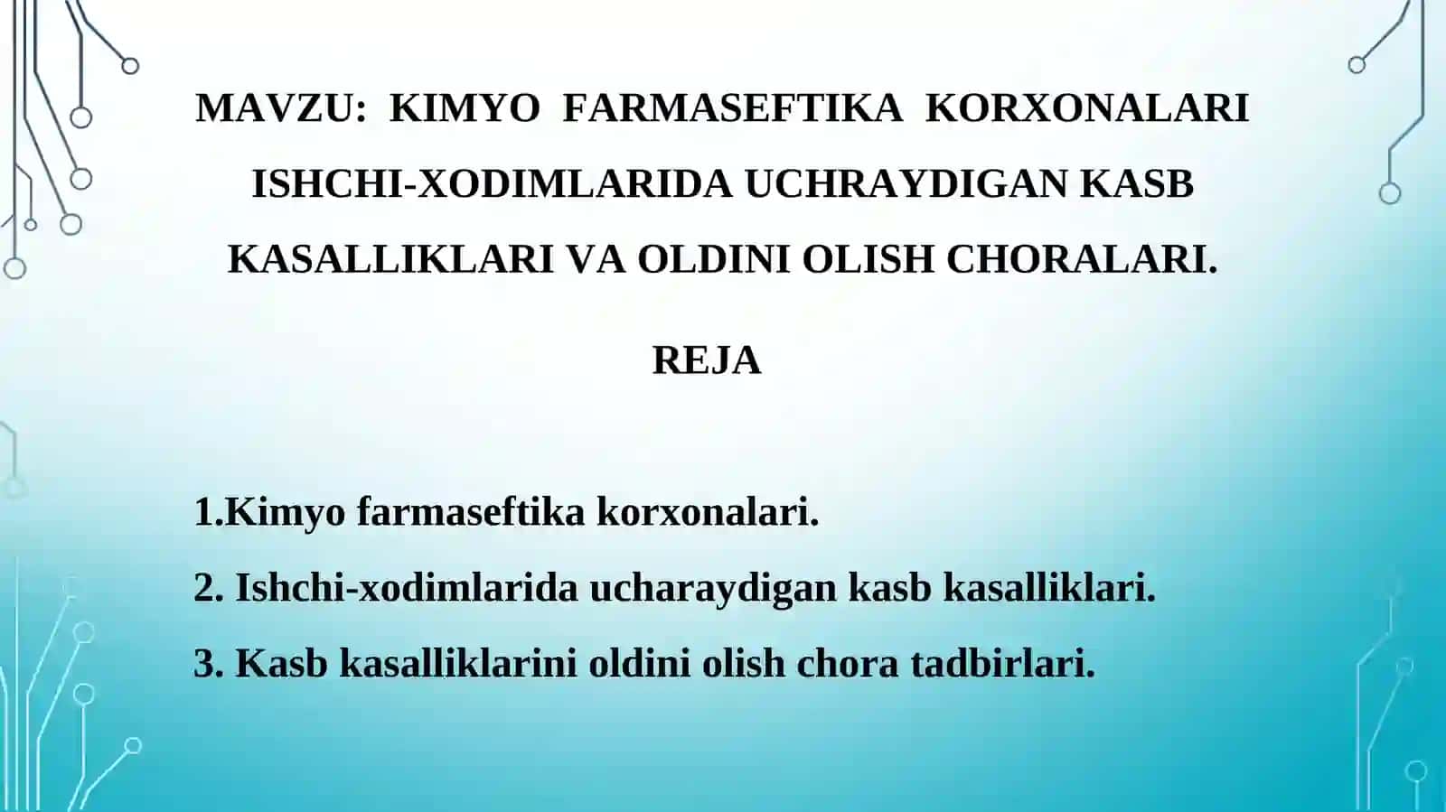 FARMATSIYA FAKULTETI 2