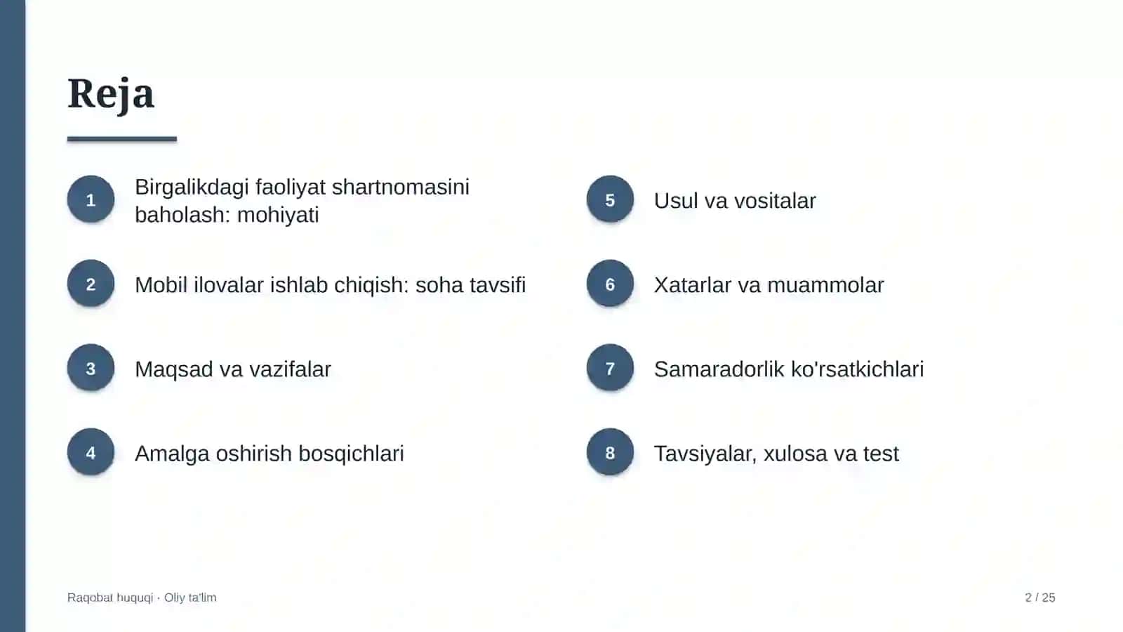 mobil ilovalar ishlab chiqishda birgalikdagi faoliyat shartnomalarini raqobat nuqtai nazaridan baholash 3106 2